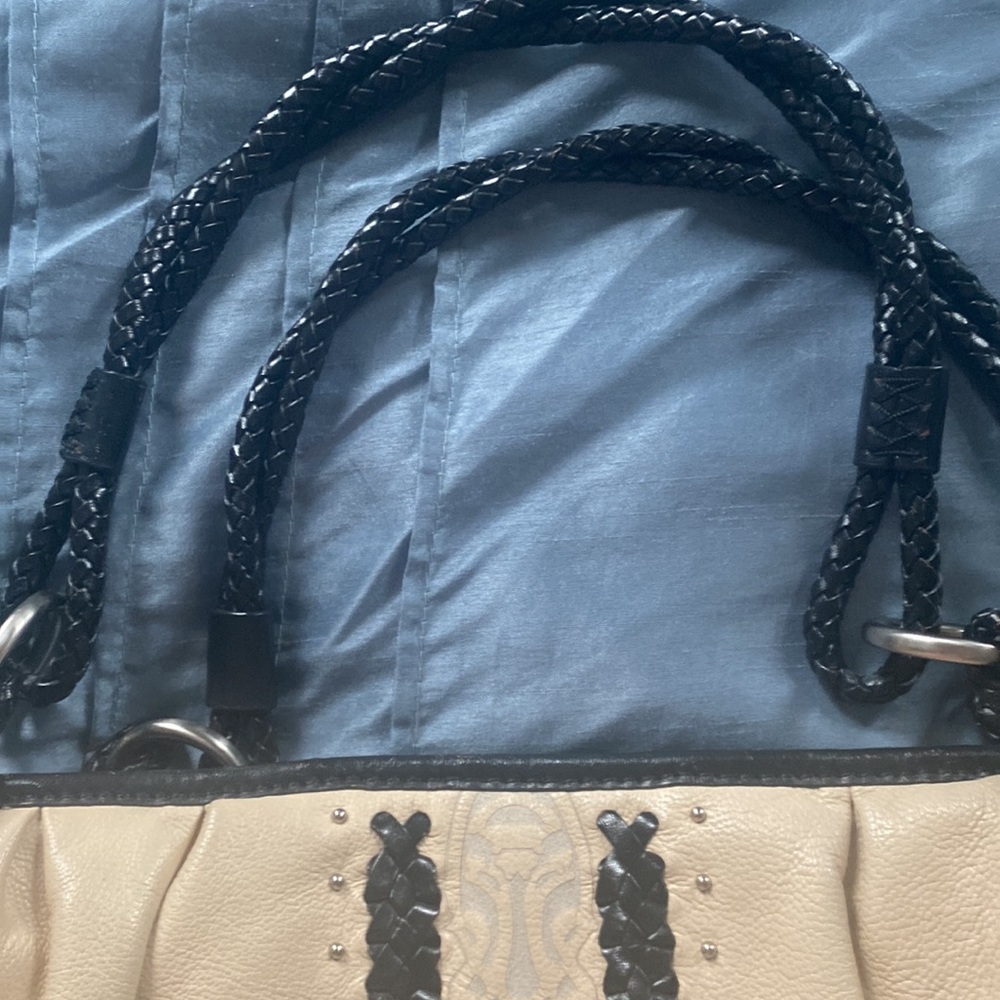 Tan/Crème Pocketbook/Bag/purse - Picture 3 of 11